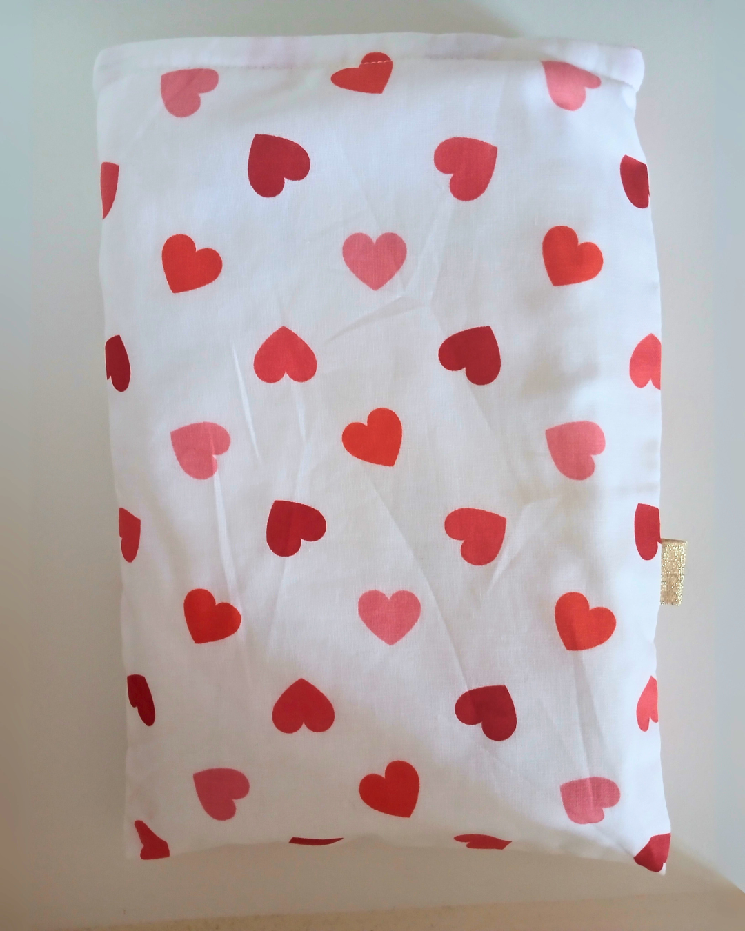 Pochette de protection pour livre : coeur