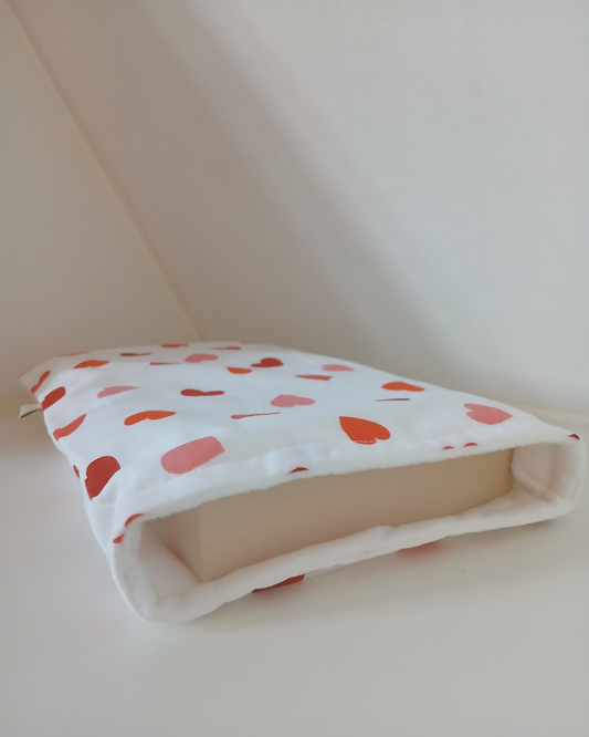 Pochette de protection pour livre : coeur